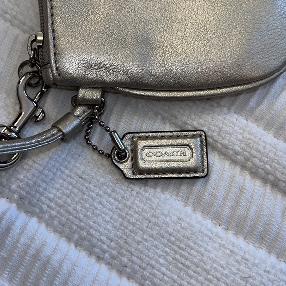 Coach Gold Wristlet Wallet - Picture 3 of 8